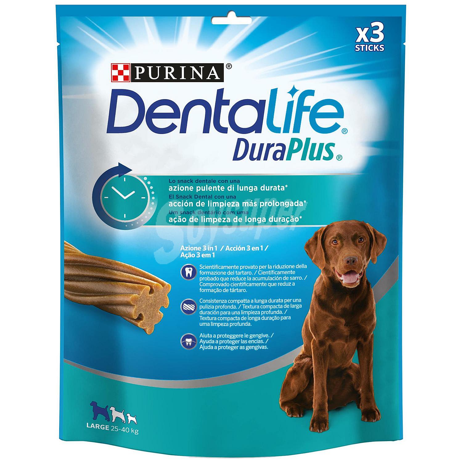 Snack dental para perro grande Duraplus