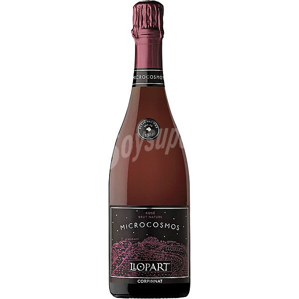 Vino espumoso rosé brut nature reserva ecológico Corpinnat