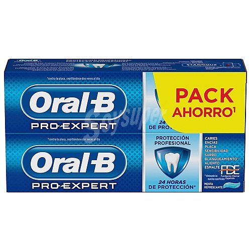 Oral-b Pasta de dientes con acción blanqueante y sabor a menta refrescante oral-b Pro-expert