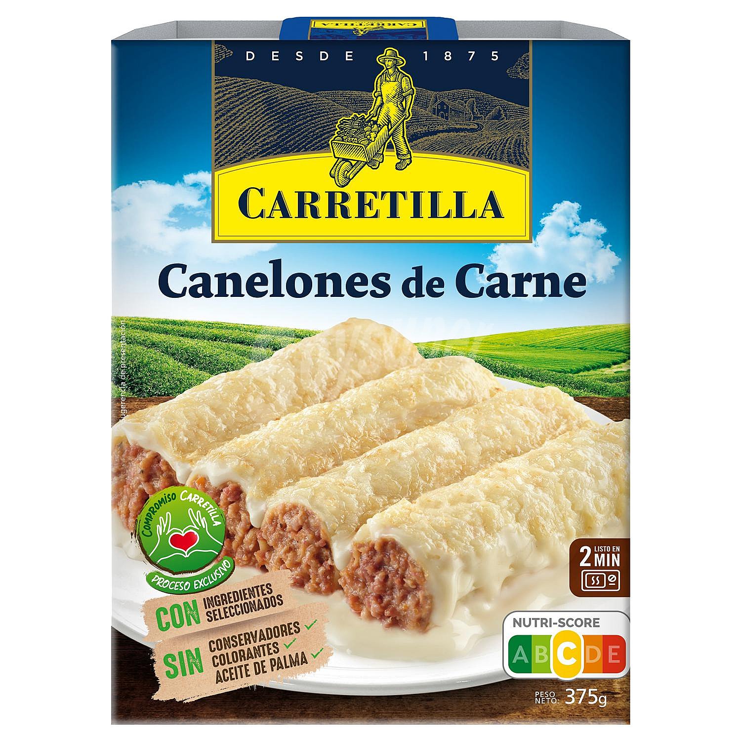 Canelones de carne