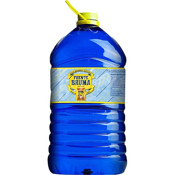 Agua mineral natural sin gas