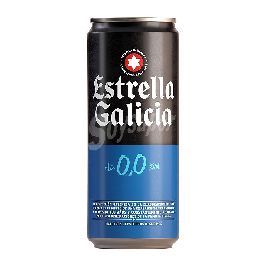 Cerveza sin alcohol (0,0% Vol.) estrella galicia