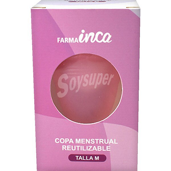 Copa menstrual reutilizable talla mediana