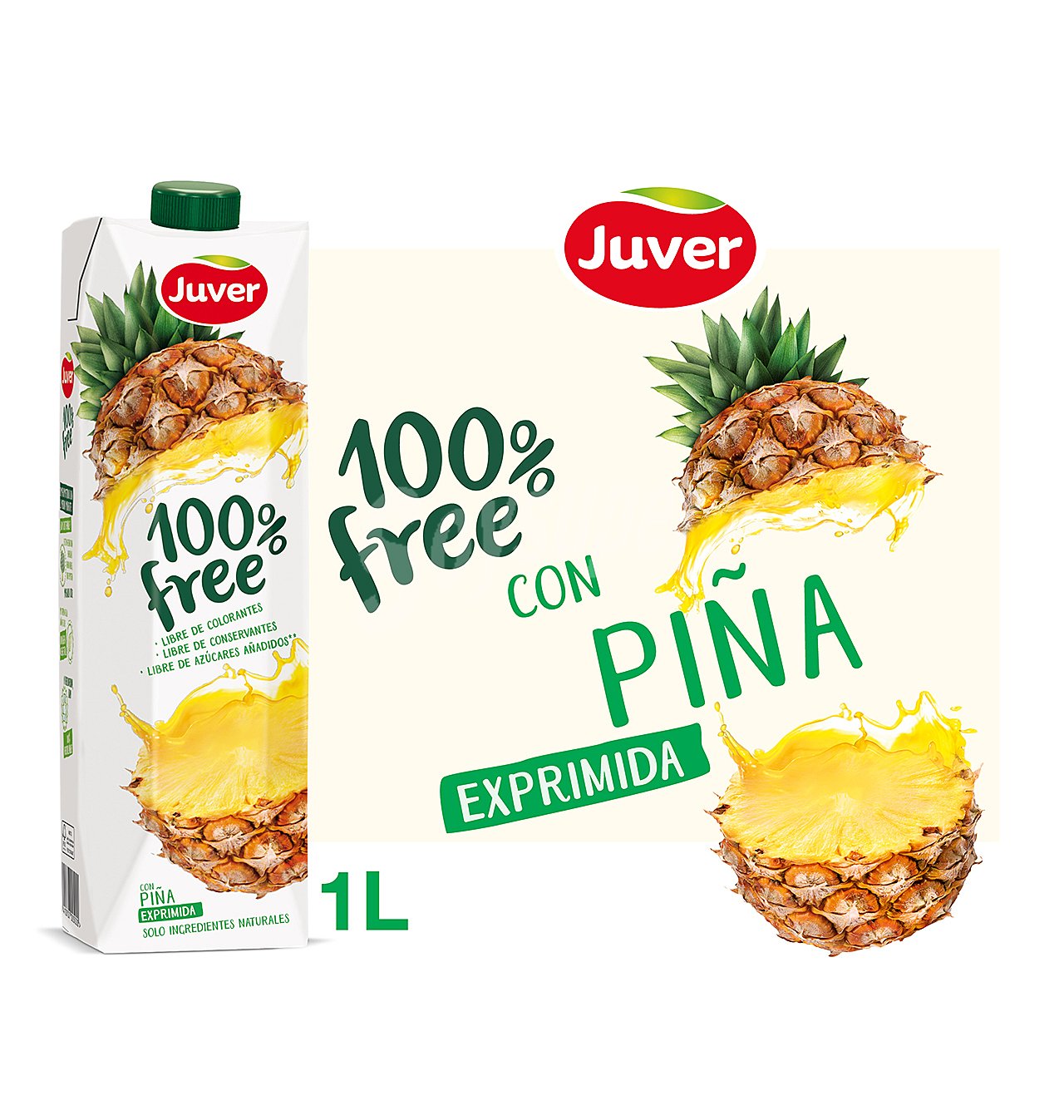 Zumo de piña 100% free