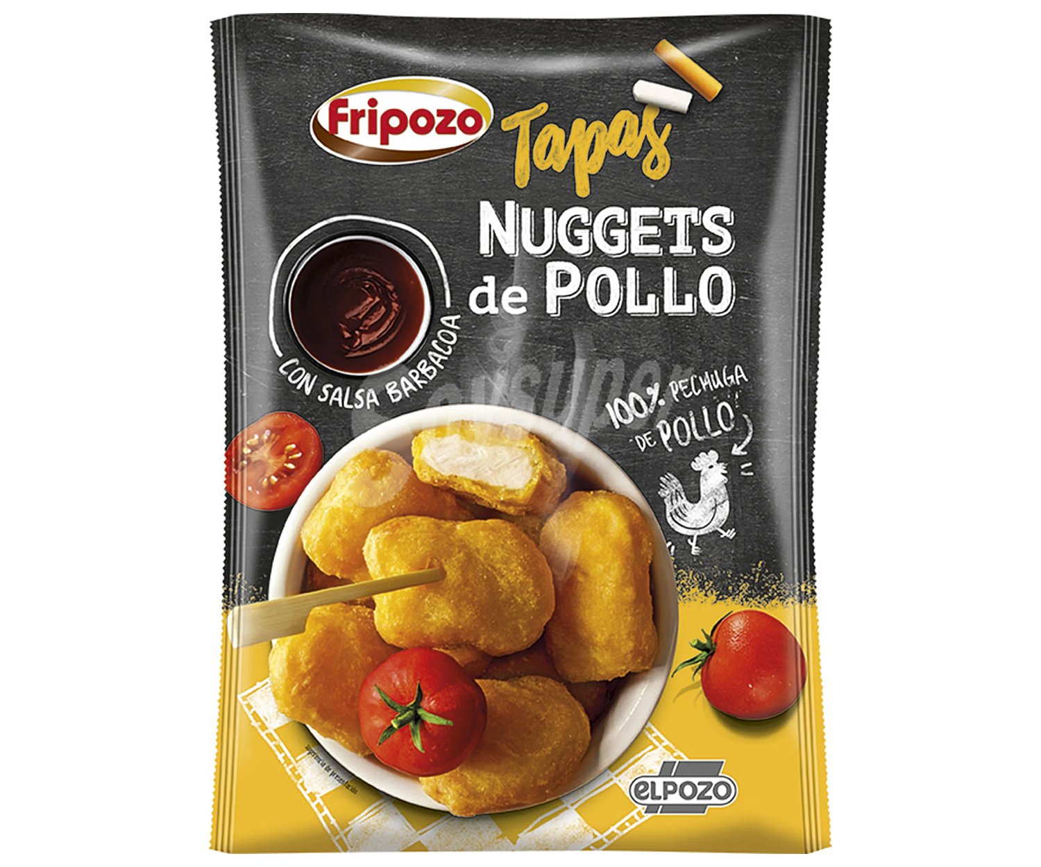 Fripozo Nuggets de pollo con salsa barbacoa fripozo Tapas del El Pozo