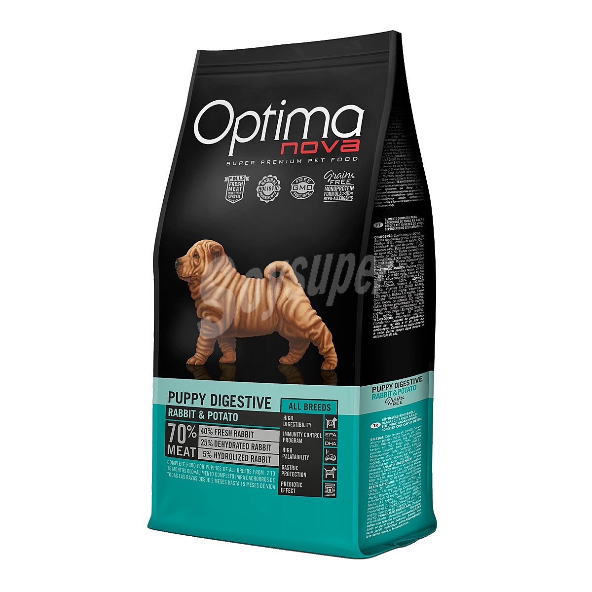 Puppy digestive ALL breeds pienso para perros cachorros de todas las razas con conejo y patata