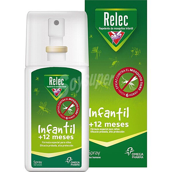 Spray antimosquitos infantil a partir de 2 años