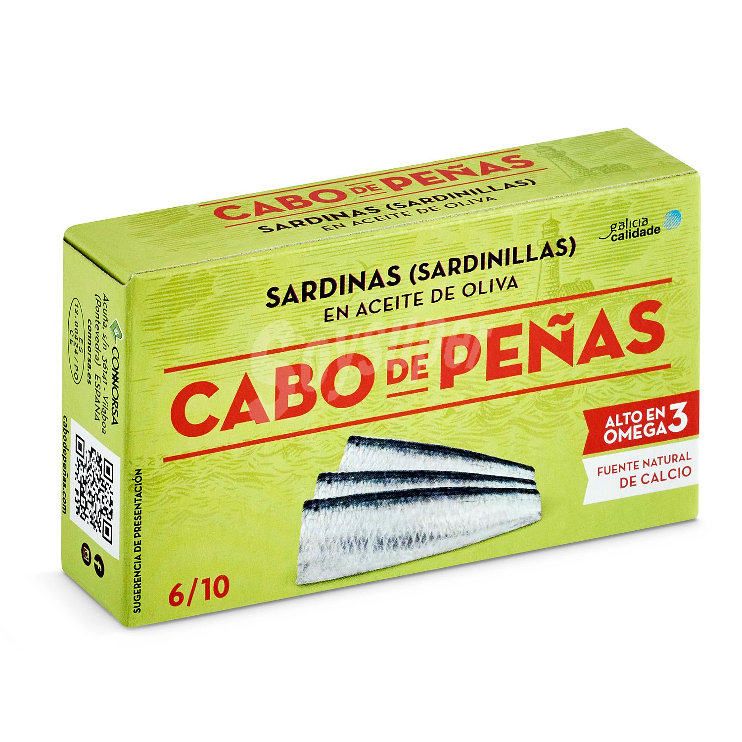 Sardinillas en aceite de oliva Cabo de Peñas