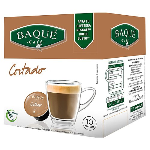 Baqué Café cortado en cápsulas baqué