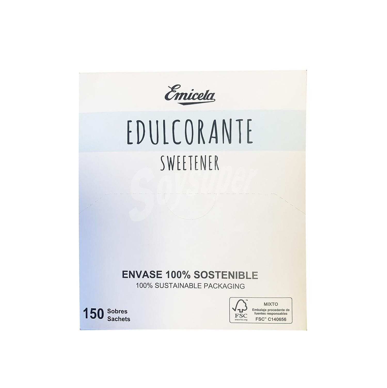 Edulcorante en sobres Emicela