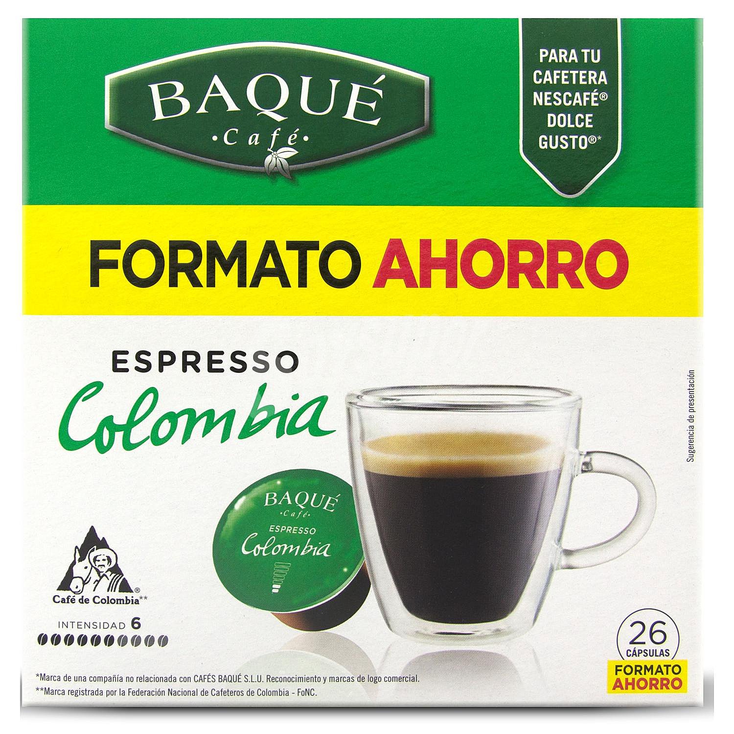 Café espresso Colombia CDG baqué