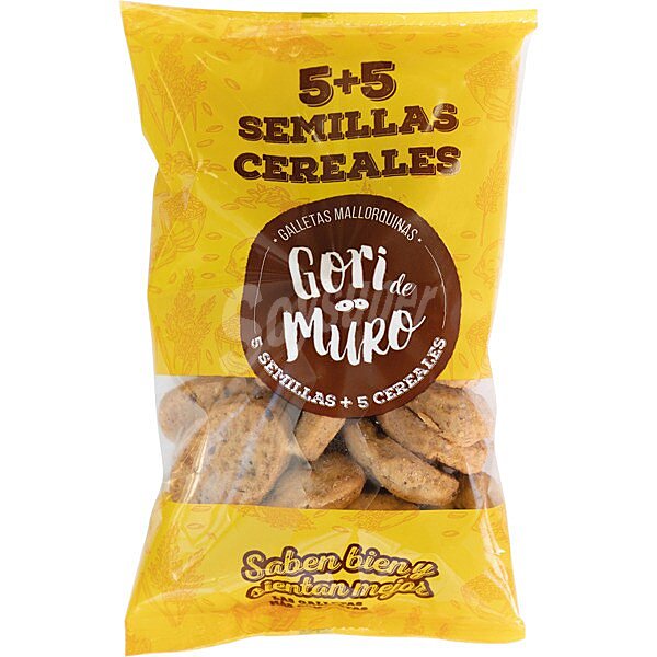 Galletas mallorquinas con 5 cereales y 5 semillas