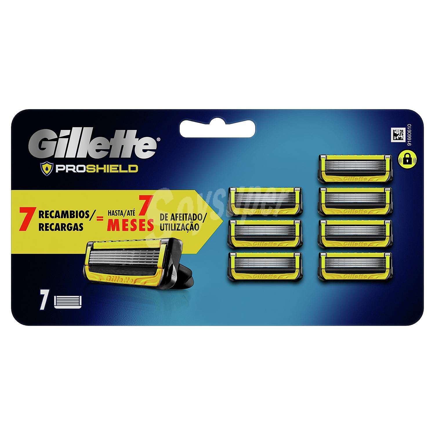 Recambios maquinilla proshield Gillette