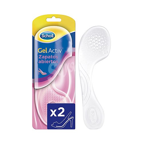 Scholl Plantillas de gel para zapatos de tacón abiertos scholl Gel activ