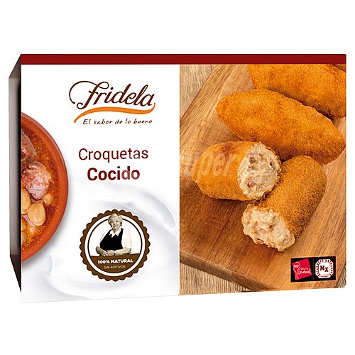 Fridela Croquetas congeladas rellenas de preparado de cocido fridela