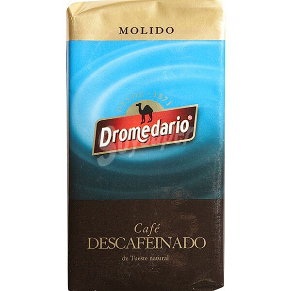 Café descafeinado molido de tueste natural