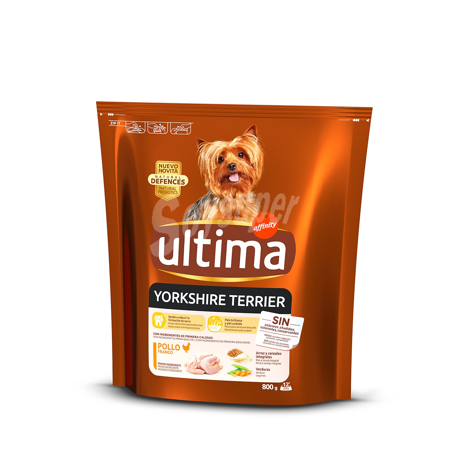 Alimento para perros mini yorshire terrier con pollo