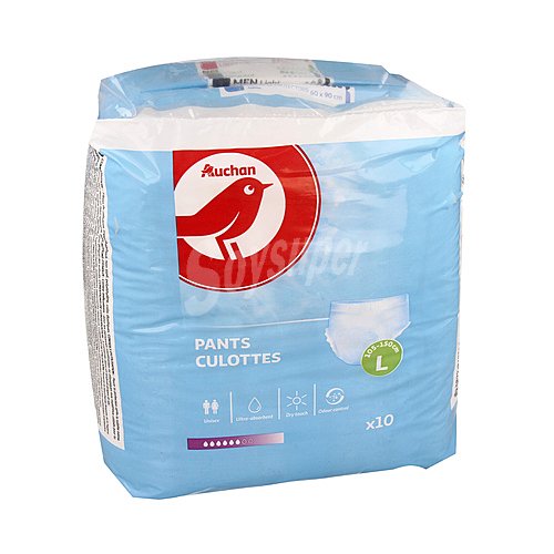 Producto alcampo Pañal de incontiencia unisex ultra absorbente talla L (105 - 150 cm) producto alcampo