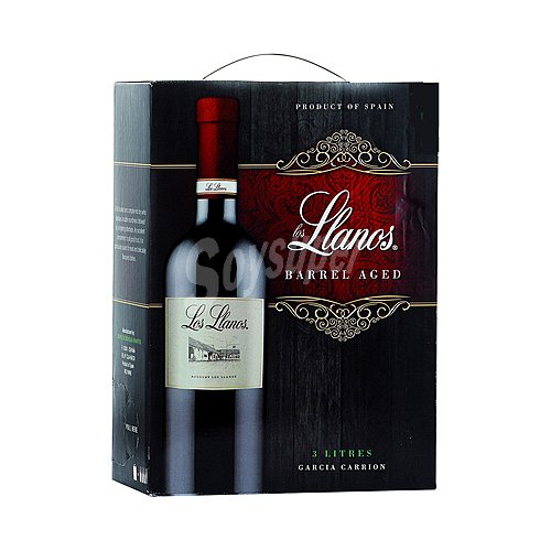 LOS llanos Vino tinto con D.O. Valdepeñas LOS llanos Bag in box