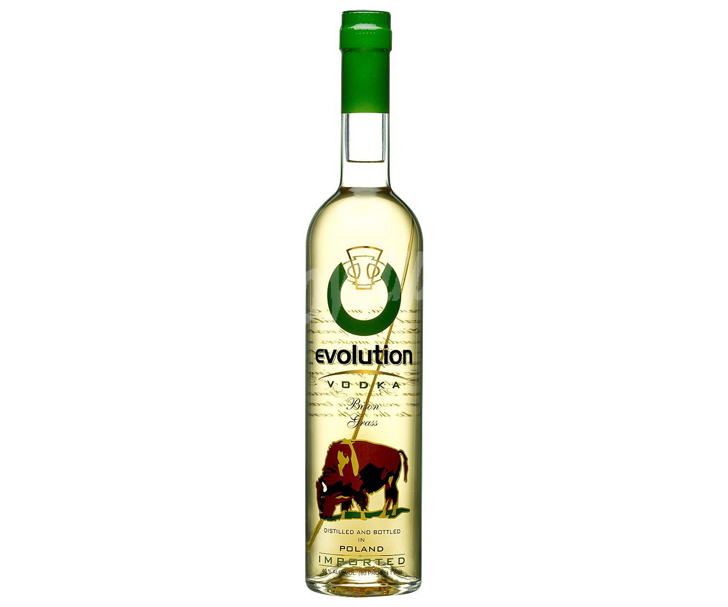 Vodka blanco destilado y embotellado en Polonia