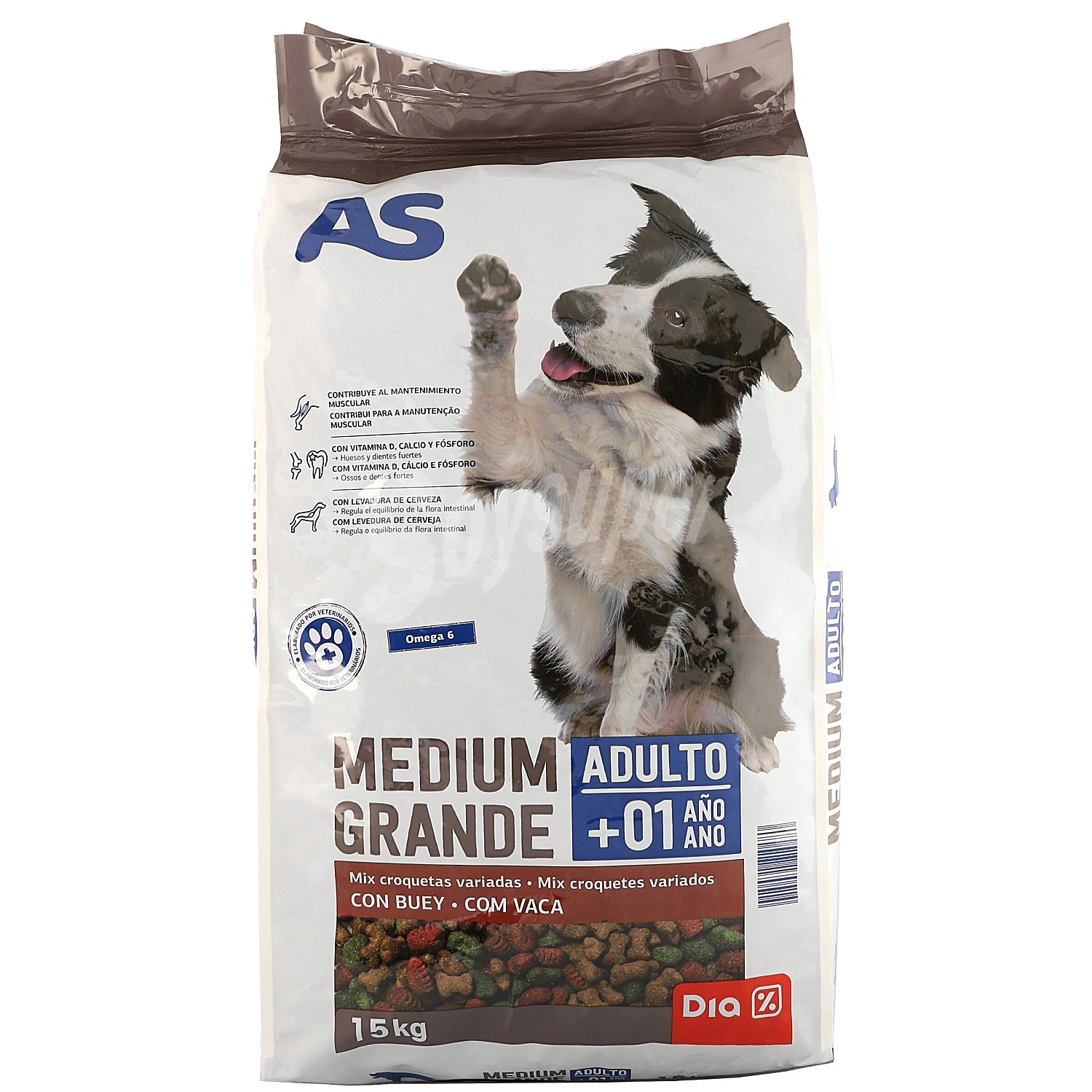 Alimento para perros adultos mix buey As