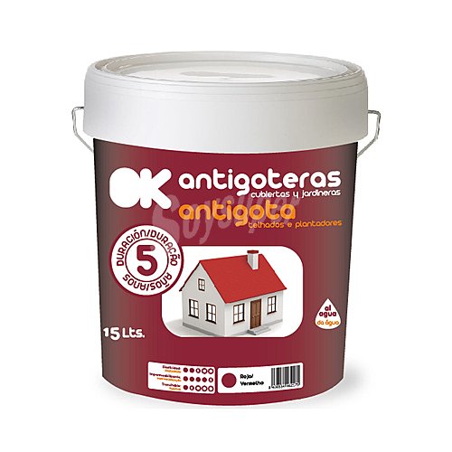 Pintura antigoteras color blanco OK