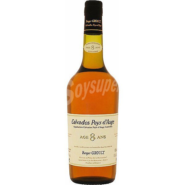 Calvados Pays d'auge reserva 8 años groult