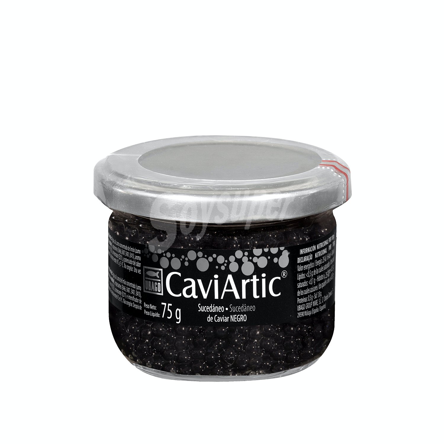 Huevas sucedaneo de caviar negro