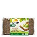 Pan de centeno ecológico integral con avena y semillas de lino