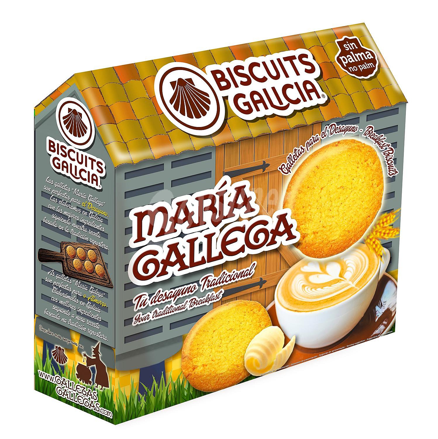 Galletas María sin lactosa