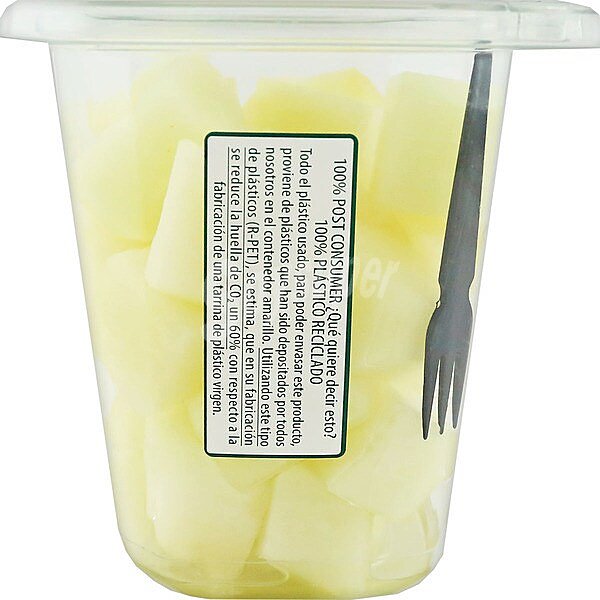 Melón piel de sapo pelado y troceado tarrina 500 g