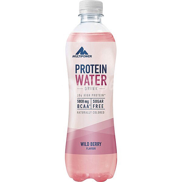 Agua con proteínas sabor frutos silvestres