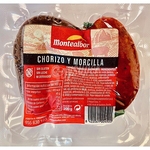 Chorizo y morcilla ibérica