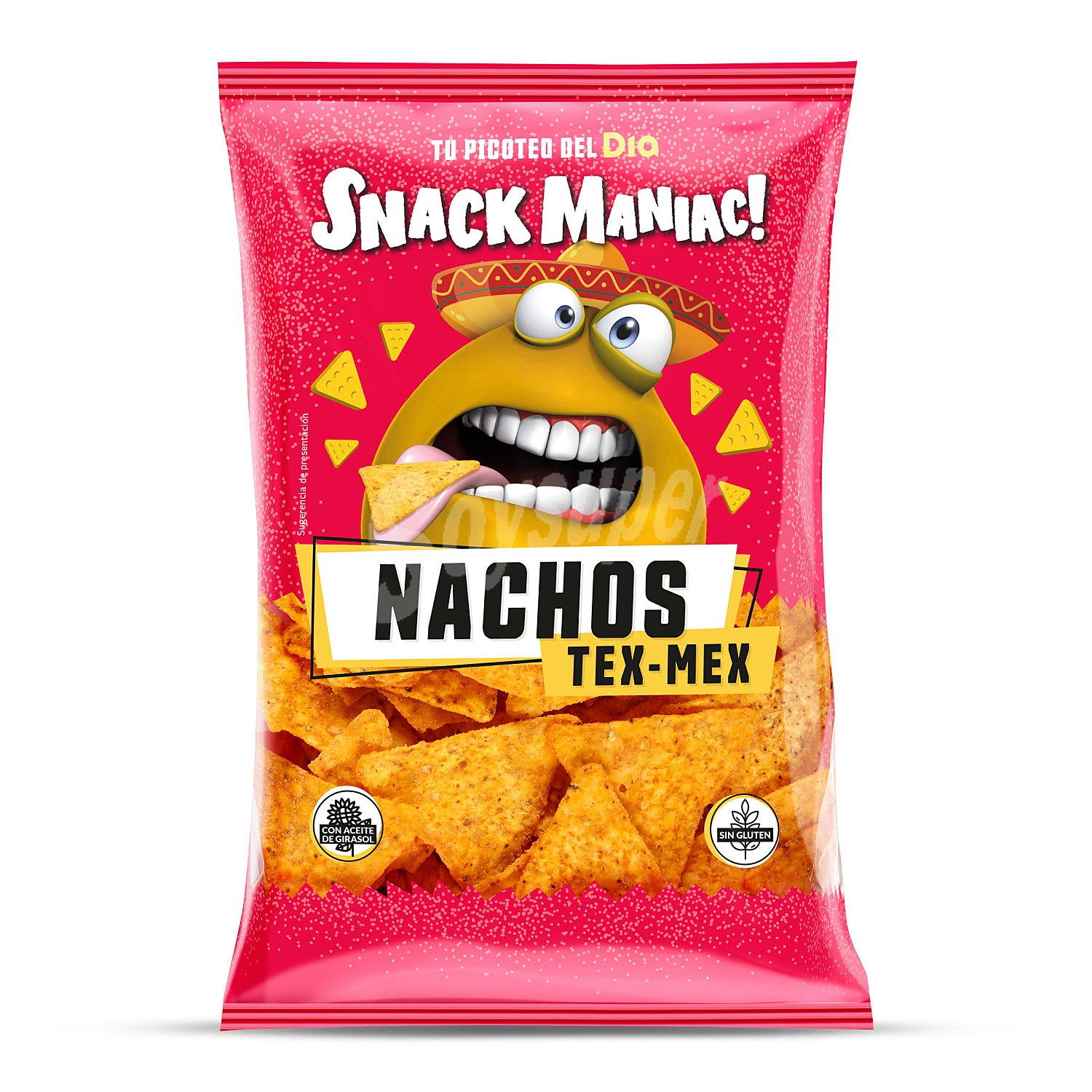 Nachos sabor a queso Snack Maniac