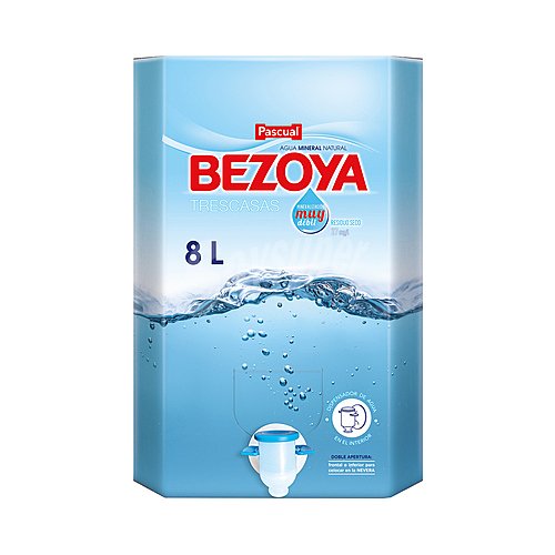 Bezoya Agua mineral con dispensador bezoya bag in box