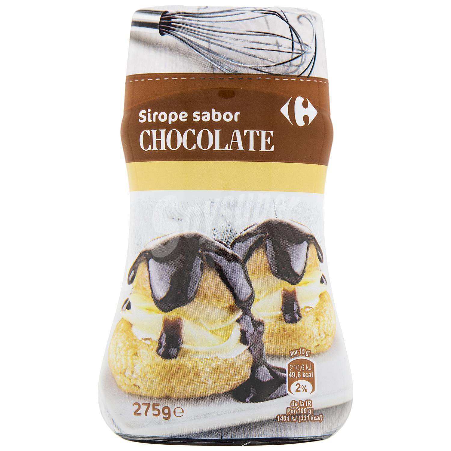 Sirope sabor chocolate Carrefour