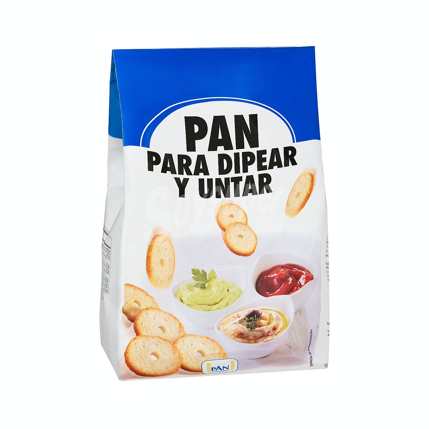 Pan tostado para dipear y untar