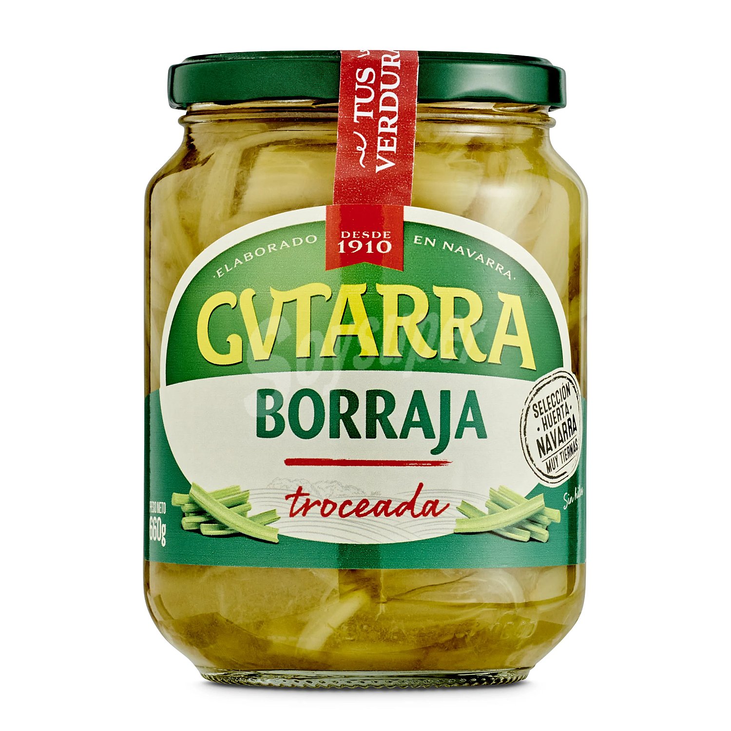 Borraja en tiras