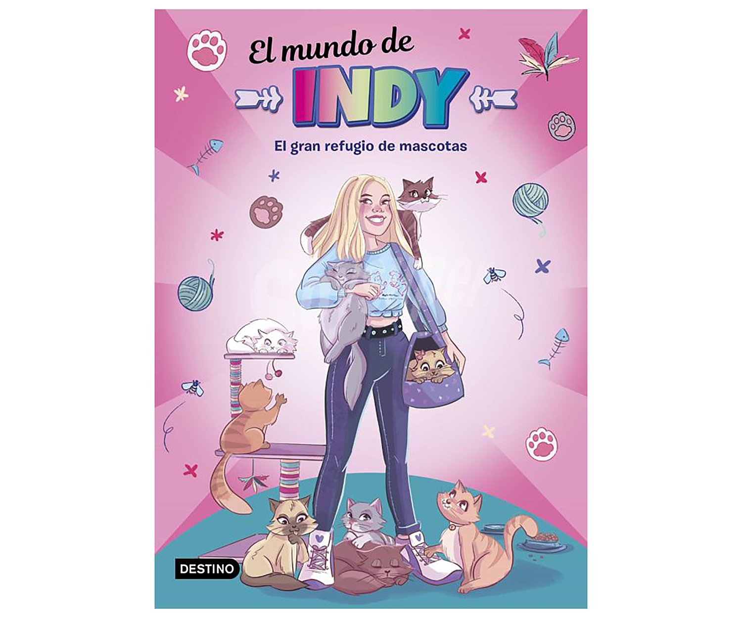 El mundo de Indy 3: El gran refugio de mascotas, indy. Género: infantil. Editorial Destino.