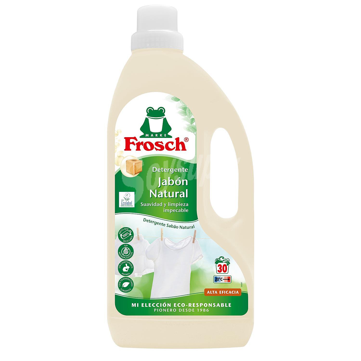 Detergente líquido jabón natural ecológico Frosch