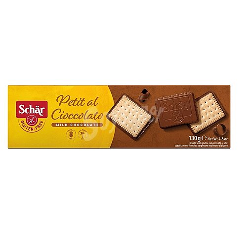 Galletas petit beurre cioccolato sin gluten schar