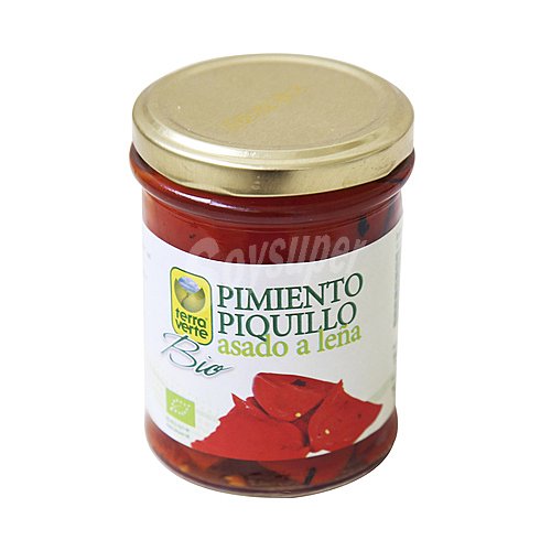 Terra verte Pimientos del piquillo asados al leña ecológicos terra verte