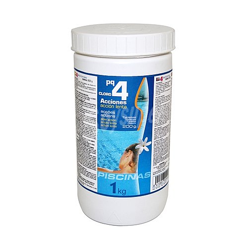 Tratamiento 4 funciones (desinfectante, algicída, floculante y antical) tabletas de PQS 1 kg