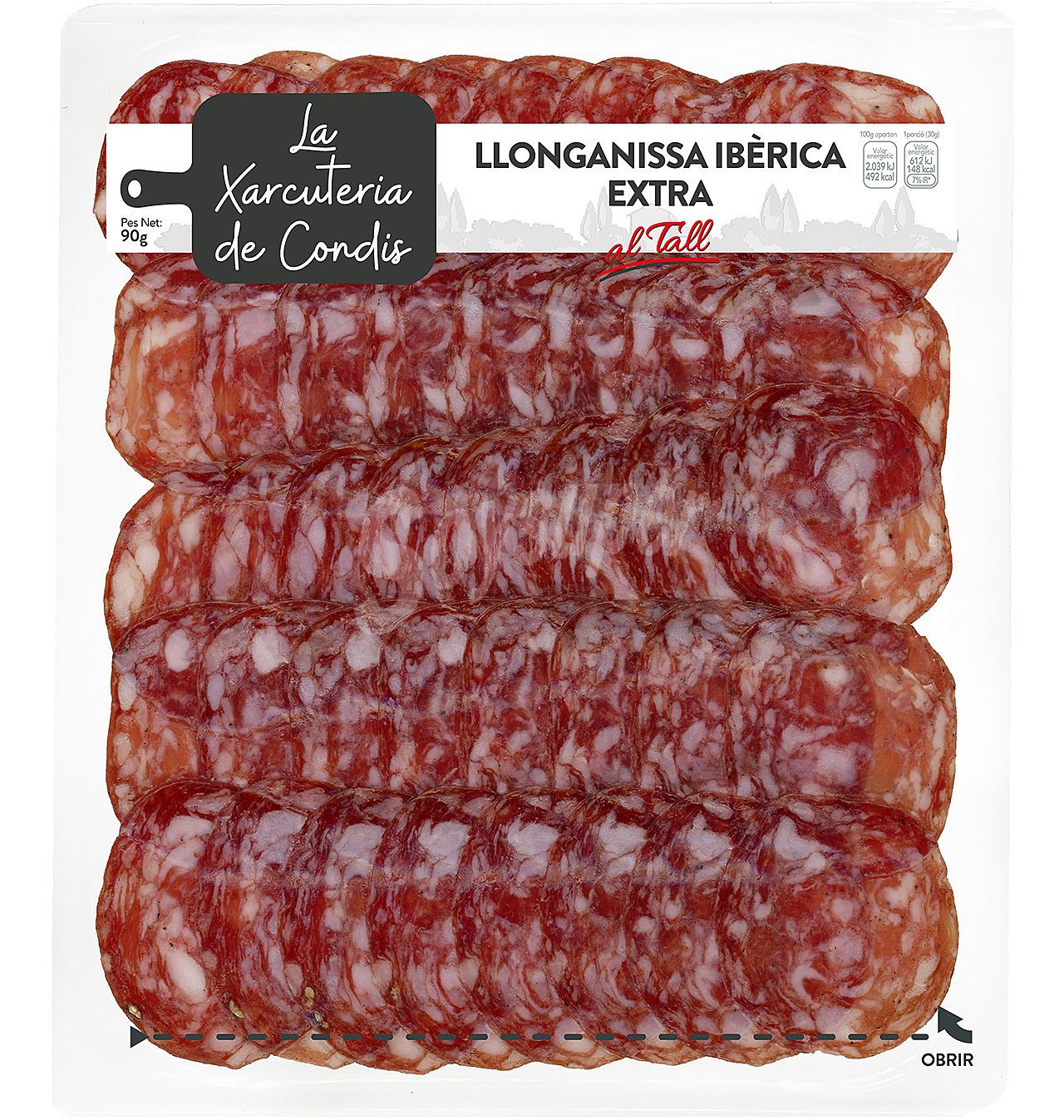 Salchichon xarcutería ibérico formato frío