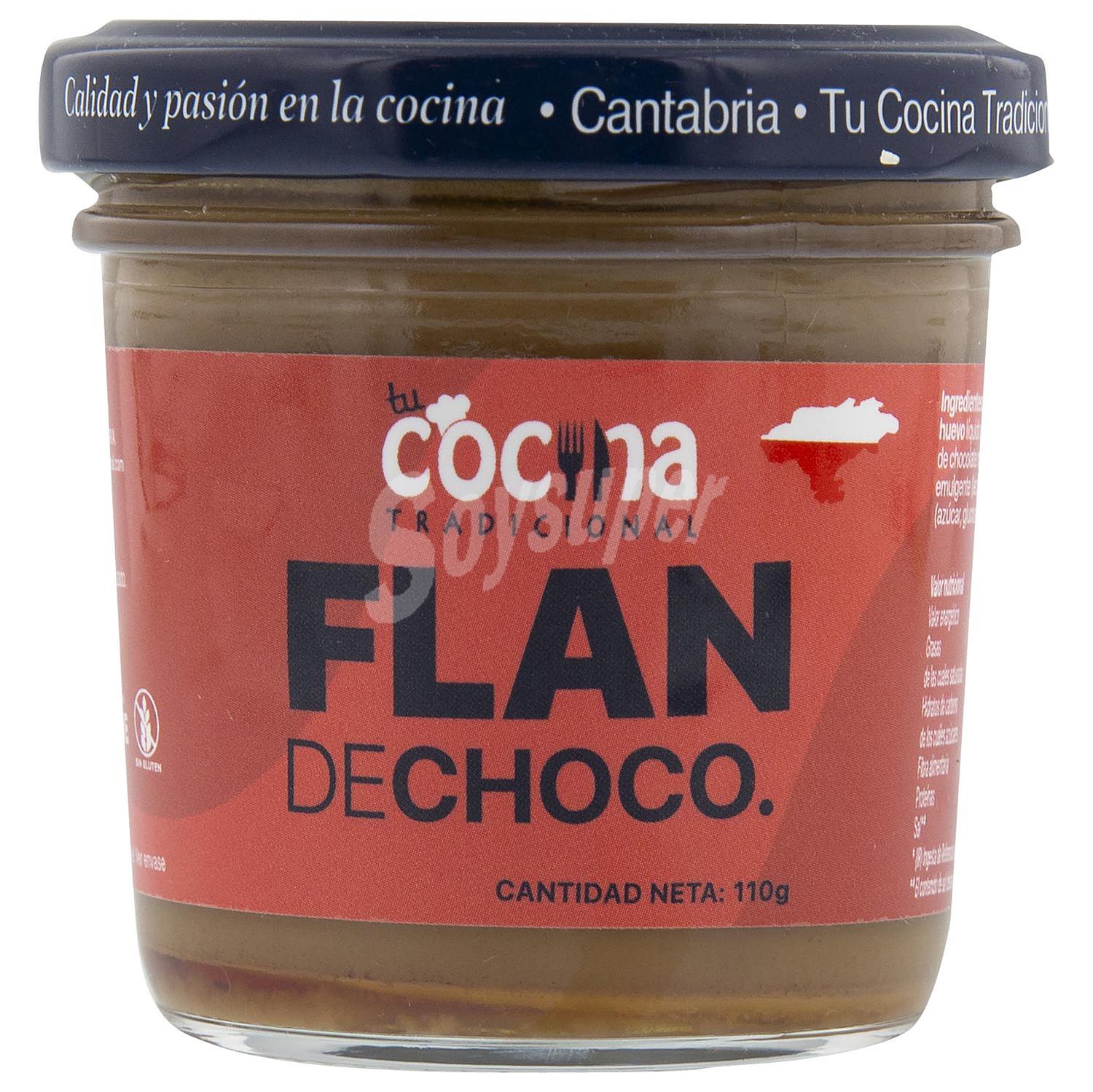 Flan de chocolate Tu Cocina Tradicional sin gluten