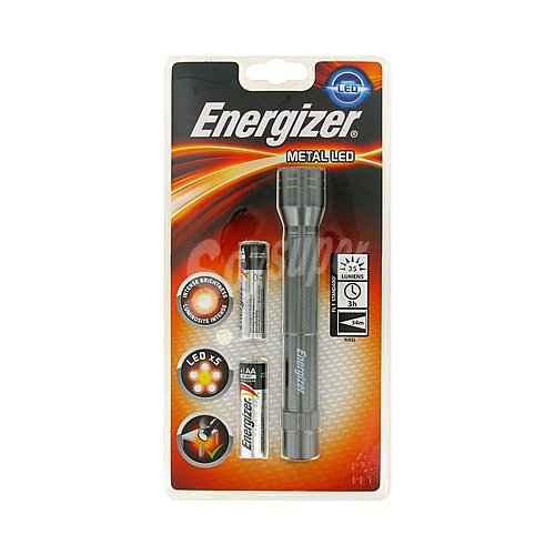 Linterna Led de mano energizer 2AA Metal