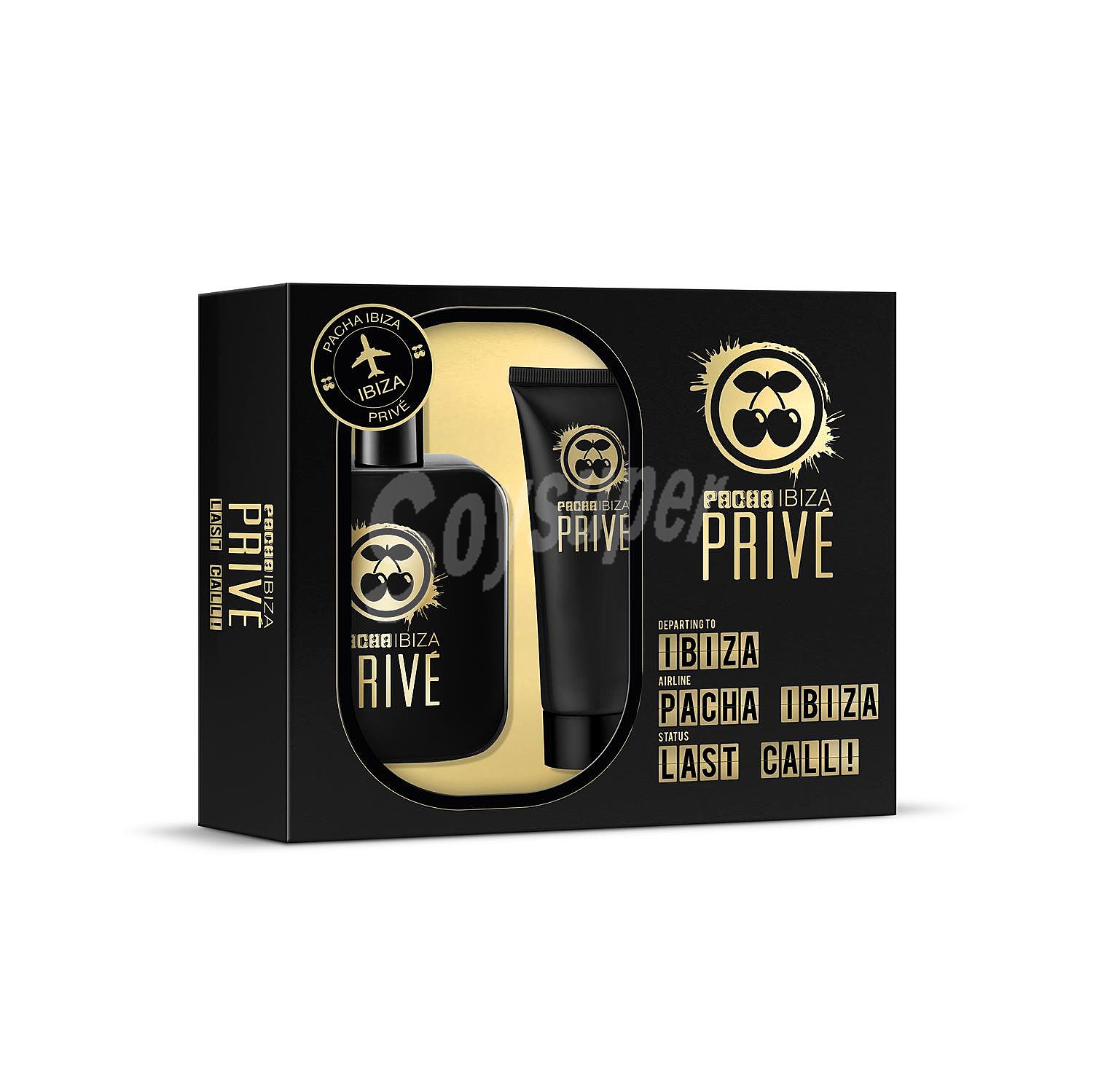 Estuche Pacha Privé: colonia y gel de ducha 75 ml