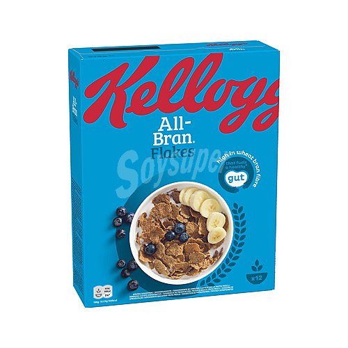 Kellogg's Cereales de trigo enriquecidos con salvado, vitaminas y minerales kellogg´s All-Bran