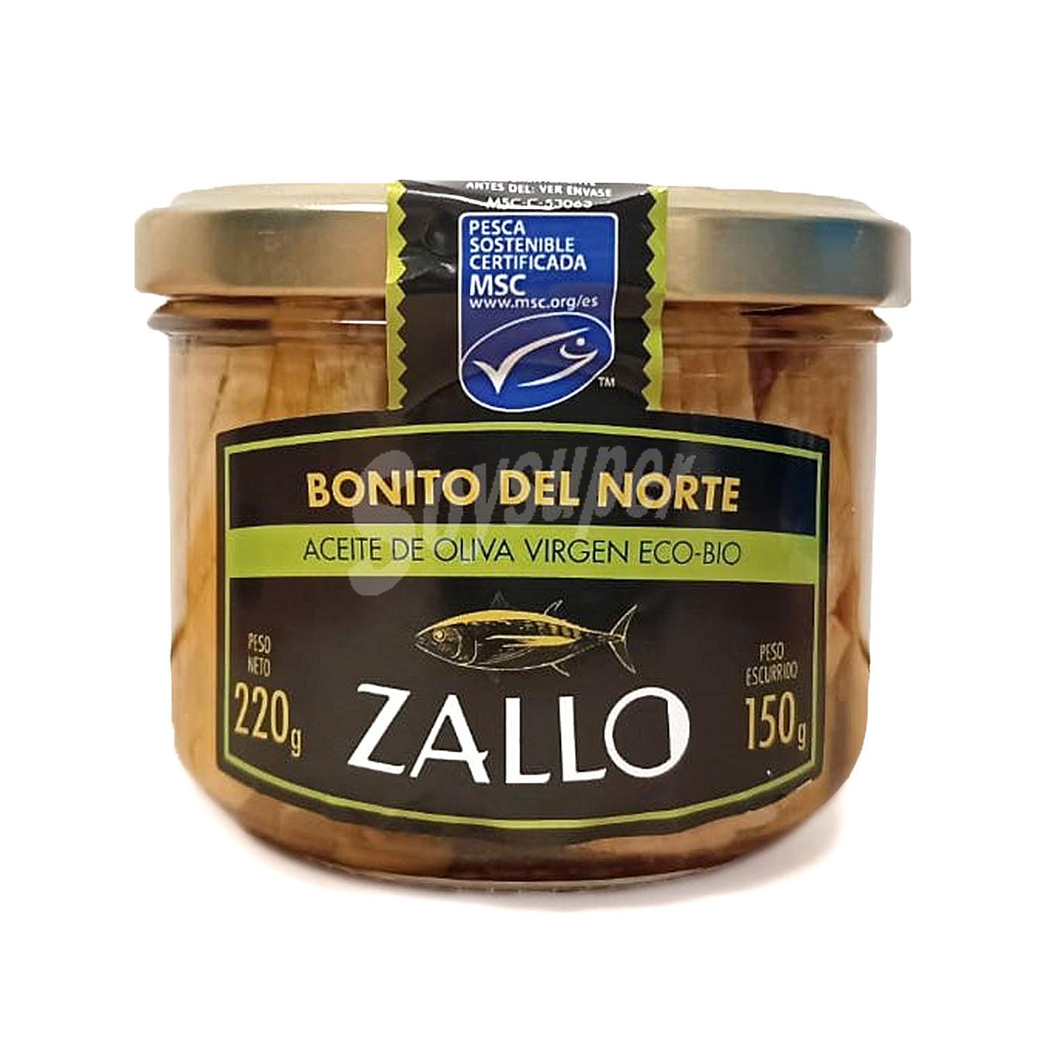 Bonito del Norte en aceite de oliva virgen ecológico Zallo