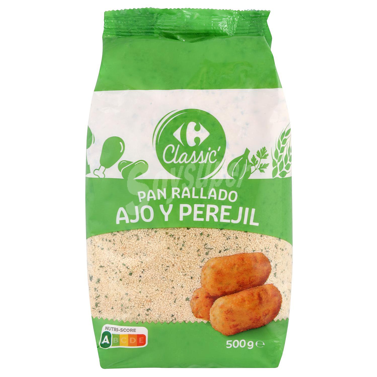 Pan rallado de ajo y perejil Classic Carrefour